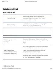 Datacomm Final Flashcards Quizlet Pdf Pm Datacomm Final