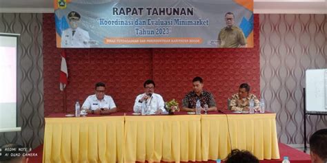 Kegiatan Rapat Koordinasi Dan Evaluasi Minimarket Tahun 2023 Dinas Perdagangan Dan Perindustrian