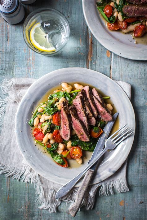 Rosemary Lamb Steaks with Quick Bean Stew - Donal Skehan | EAT LIVE GO