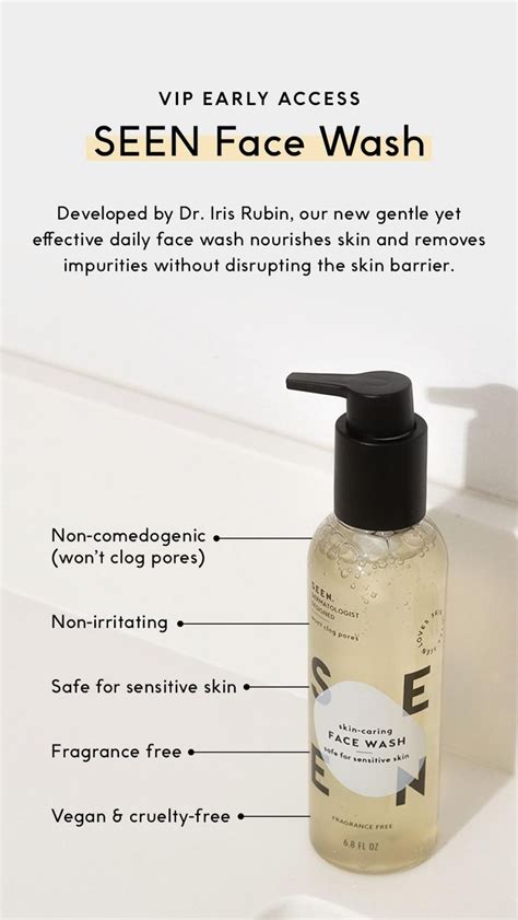 Seen Face Wash Is Here In 2022 Fragrance Free Products Nourishing