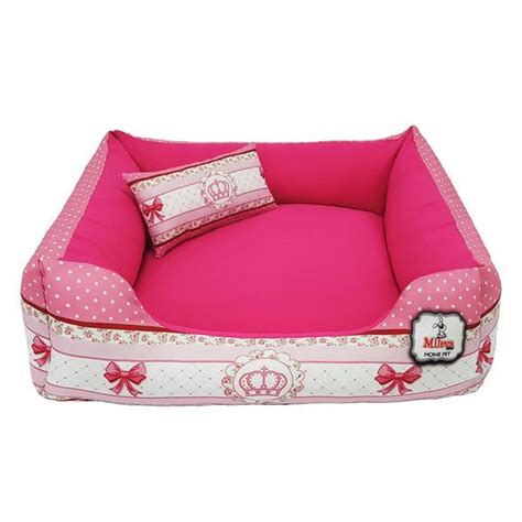 Cama P Cachorro Gato Caminha Pet X Coroa Pink No Elo Em Brasil