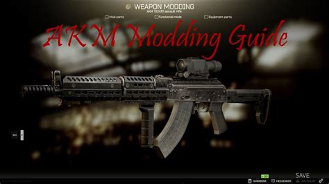 How To Mod The Akm Escape From Tarkov Youtube