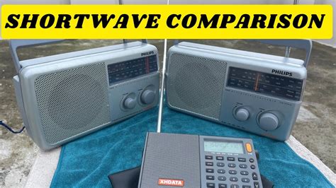 Philips Champion New Vs Old Shortwave 25m Band Radio Ceylon