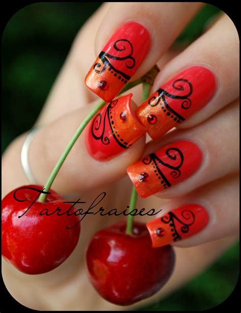 Salsa Nails By Tartofraises On Deviantart Gorgeous Nails Nail Art