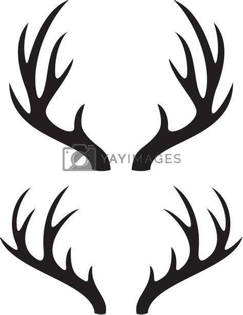 Deer Horn By Tribaliumart Vectors Illustrations With Unlimited