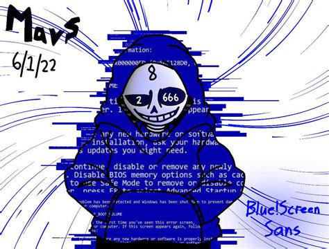 Blue!Screen Sans by MatrixSans on DeviantArt