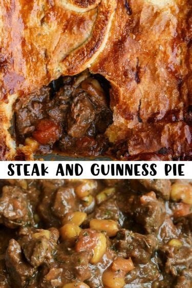 Steak And Guinness Pie In 2024 Steak And Guinness Pie Guinness Pies Filling Recipes