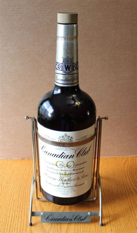 Canadian Club Bottle With Swinging Pour Stand Cc Texas Mickey Etsy