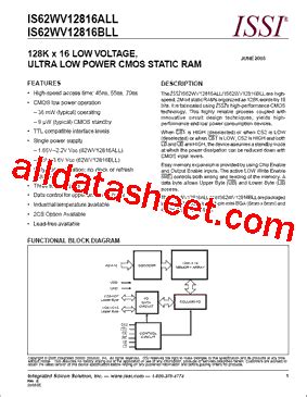 Is Wv All Datasheet Pdf Integrated Silicon Solution Inc