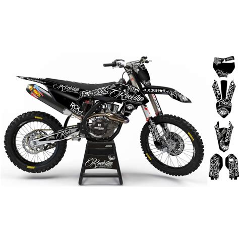 Custom Dirt Bike Graphics Kit Fmr Factory Ca Wt White Custom