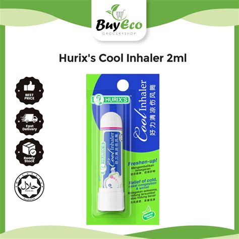 Hurix S Cool Inhaler 2ml Shopee Malaysia