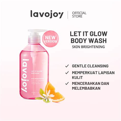 NEW LAUNCH LVJ Lavojoy Let It Glow Body Wash Skin Brightening Upgrad