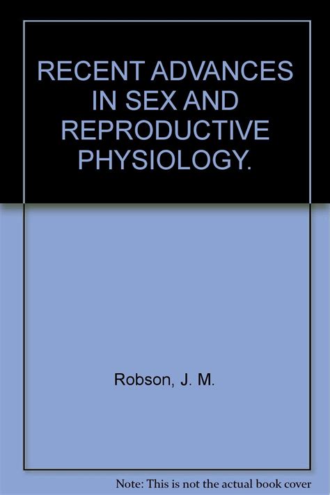 Amazon Co Jp Recent Advances In Sex And Reproductive Physiology