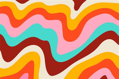 Groovy Psychedelic Background Design Graphic By Clton Studio Graphic