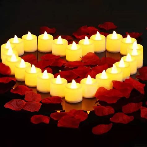 24 Velas Led Ligeras Parpadeantes Para Decorar Fiestas Boda MercadoLibre