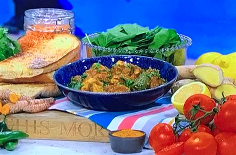 Nisha Katona Easy Chicken Dhansak Curry With Lentils Recipe On This Morning The Talent Zone