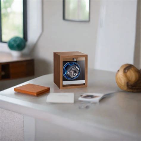 Single Automatic Watch Winder Box Wood The Casio Shop