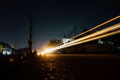 Time-Lapse Photography of Road During Night · Free Stock Photo