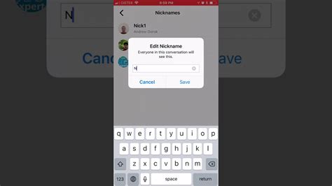 How To SET NICKNAMES In MESSENGER GROUP CHAT YouTube