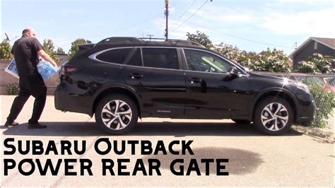 Subaru Outback Power Rear Liftgate Youtube