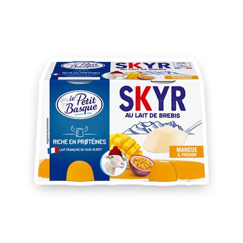 Skyr Au Lait De Brebis Mangue Passion Le Petit Basque