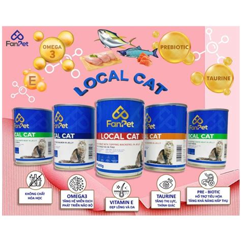 Pate Local Cat Lon 400g Dành Cho Mèo Jelly Pate Cho Mèo Fan Pet