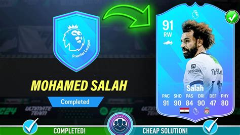 91 POTM Mohamed Salah SBC Completed Cheap Solution Tips FC 24