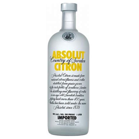 Absolut Citron Vodka