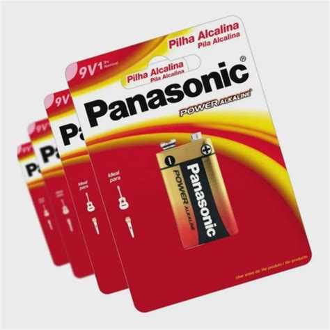 Bateria Alcalina 6LF22XAB 1B 9V Panasonic em Promoção Ofertas na