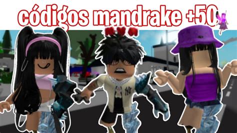 50 CÓdigos De Roupas E AcessÓrios Mandrakes Id De CÓdigos No Brookhaven 🏡 Rp Youtube