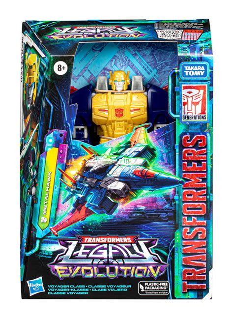 Transformers Generations Legacy Evolution Voyager Class Action Figure Metalhawk