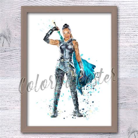 Valkyrie Superhero Valkyrie Poster Marvel Wall Decor Avengers - Etsy