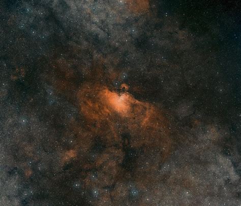 Digitized Sky Survey Image Of The Eagle Nebula Eso