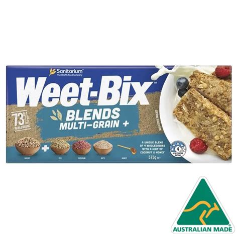 Sanitarium Weet Bix Multi Grain 575g Cereal Breakfast Cereals Free