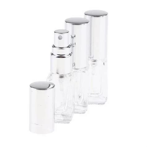 Maxbell 3x 3ml Empty Glass Spray Bottle Pump Fine Mist Perfume Atomiser