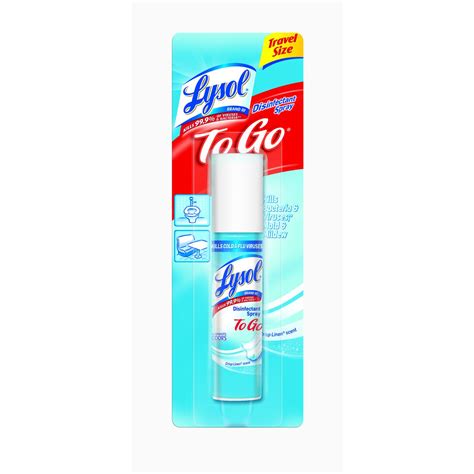 Lysol® Disinfectant Spray To Go Travel Size Lysol Lysol