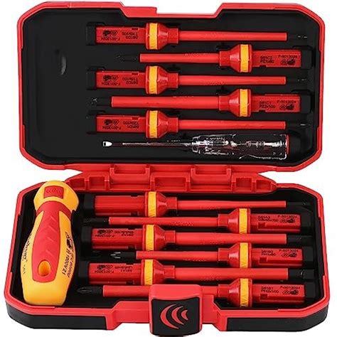 1000V Insulated Electrician Screwdriver Set 13 Piece Professional