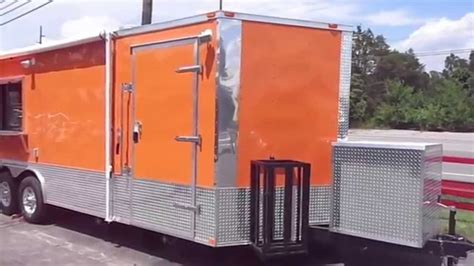 Concession Trailer 85 X 24 Event Catering Custom Enclosed Food Cart