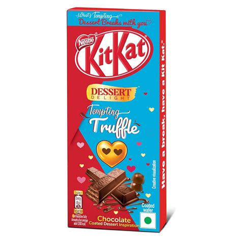 Nestle Kitkat Dessert Delight Tempting Truffle Wafer Coated With Milk