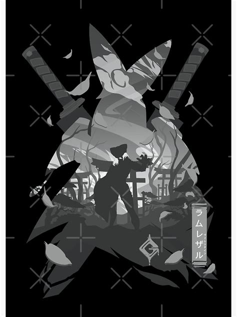 Monochrome Guilty Gear Strive Ramlethal Valentine Poster For Sale By