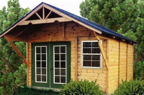 Small Wood Storage Shed Kits | Log Storage Shed Kit | Panel Concepts | Shed design, Building a ...