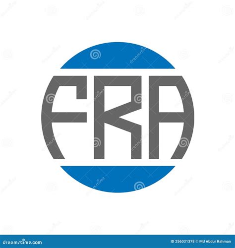 Fra Letter Logo Design On White Background Fra Creative Initials