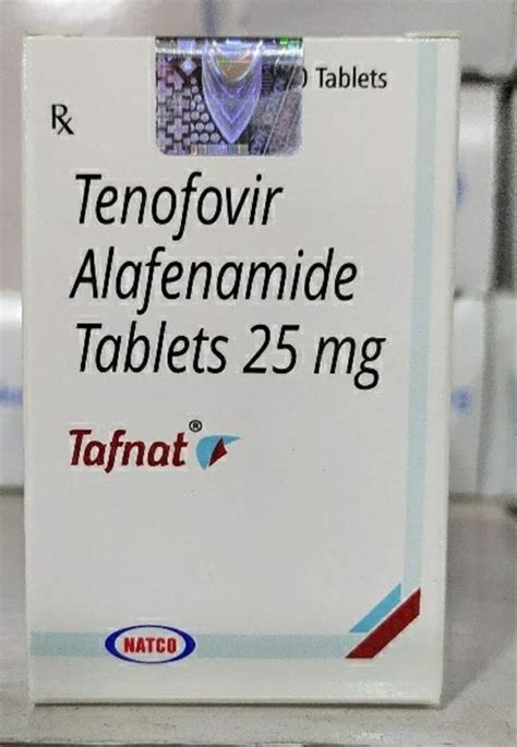 Natco Tenofovir Tafnat Mg Tablet Prescription Treatment Hiv At Rs