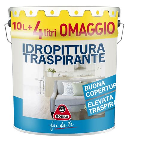 Idropittura Traspirante 104 Lt Pronta Alluso Bricoware