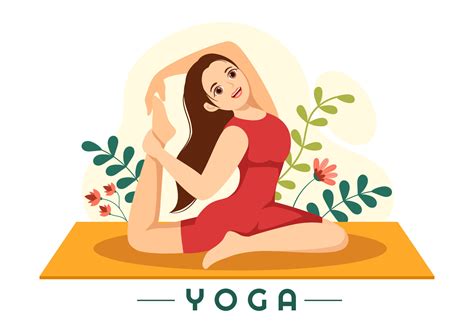 Illustration Des Pratiques De Yoga Et De M Ditation Avec Des Avantages