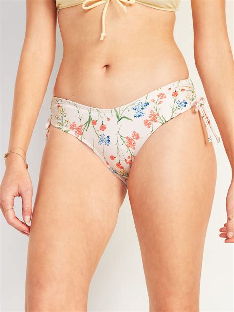 Cinch Tie Bikini Swim Bottoms For Women Old Navy