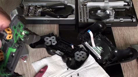 Cómo reparar desarmar desmontar mando ps4 problemas joystick en