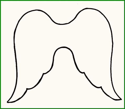 Vorlagen Engelsflügel Basteln Vorlage Ideen