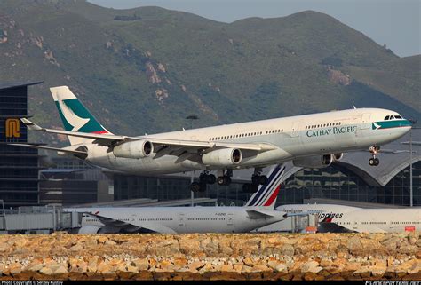 B HXJ Cathay Pacific Airbus A340 313 Photo By Sergey Kustov ID 332132