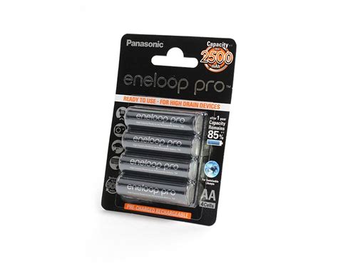 Аккумулятор Panasonic eneloop pro BK-3HCDE/4BE 2500мАч AA R6 BL4